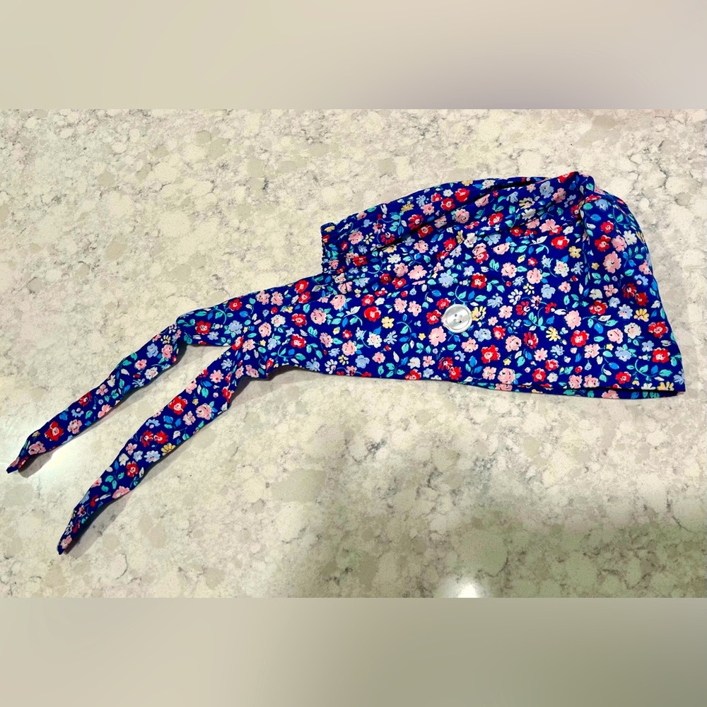 Floral Scrub Cap 🌸🧢